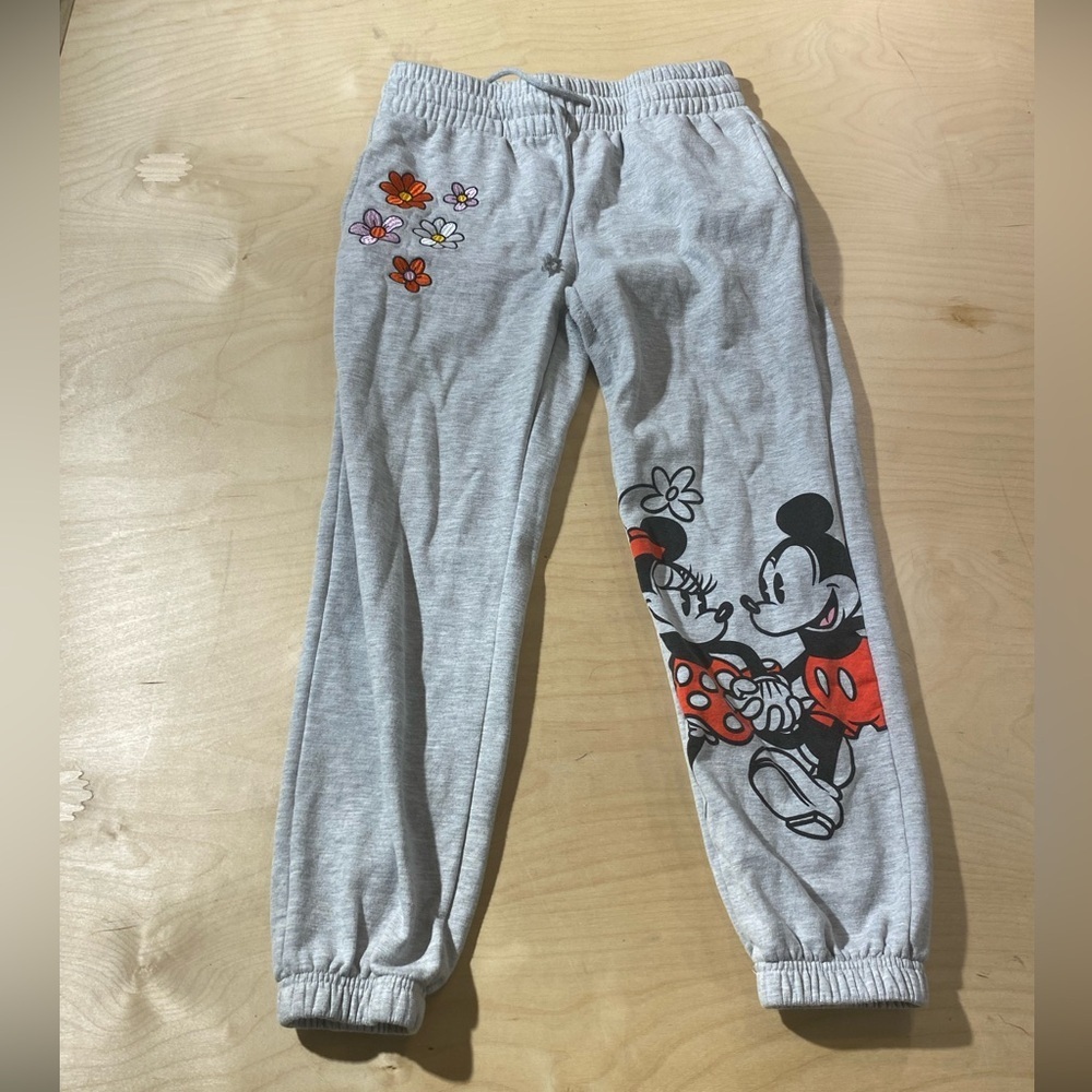 Disney Mickey and Friends Sweatpants Medium (7/8) (HH)